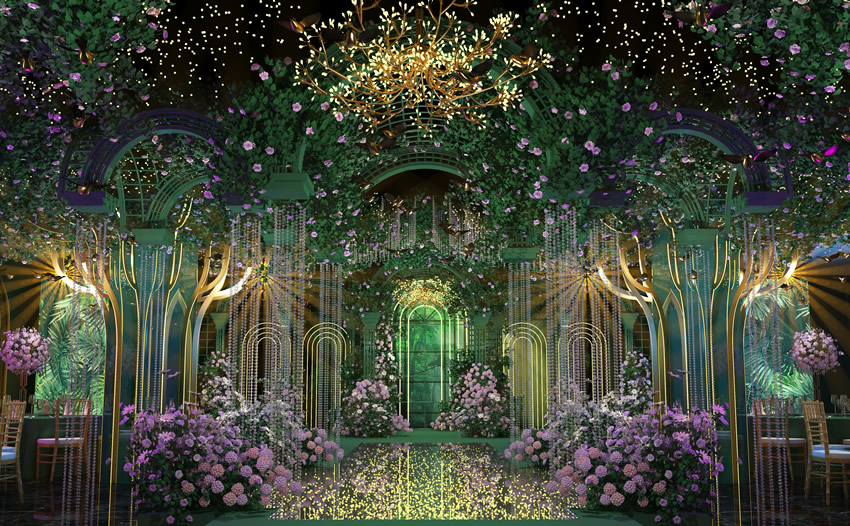 海东奇妙森林婚礼堂效果展示