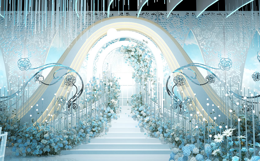 海东釡香烙馍村水晶厅效果展示